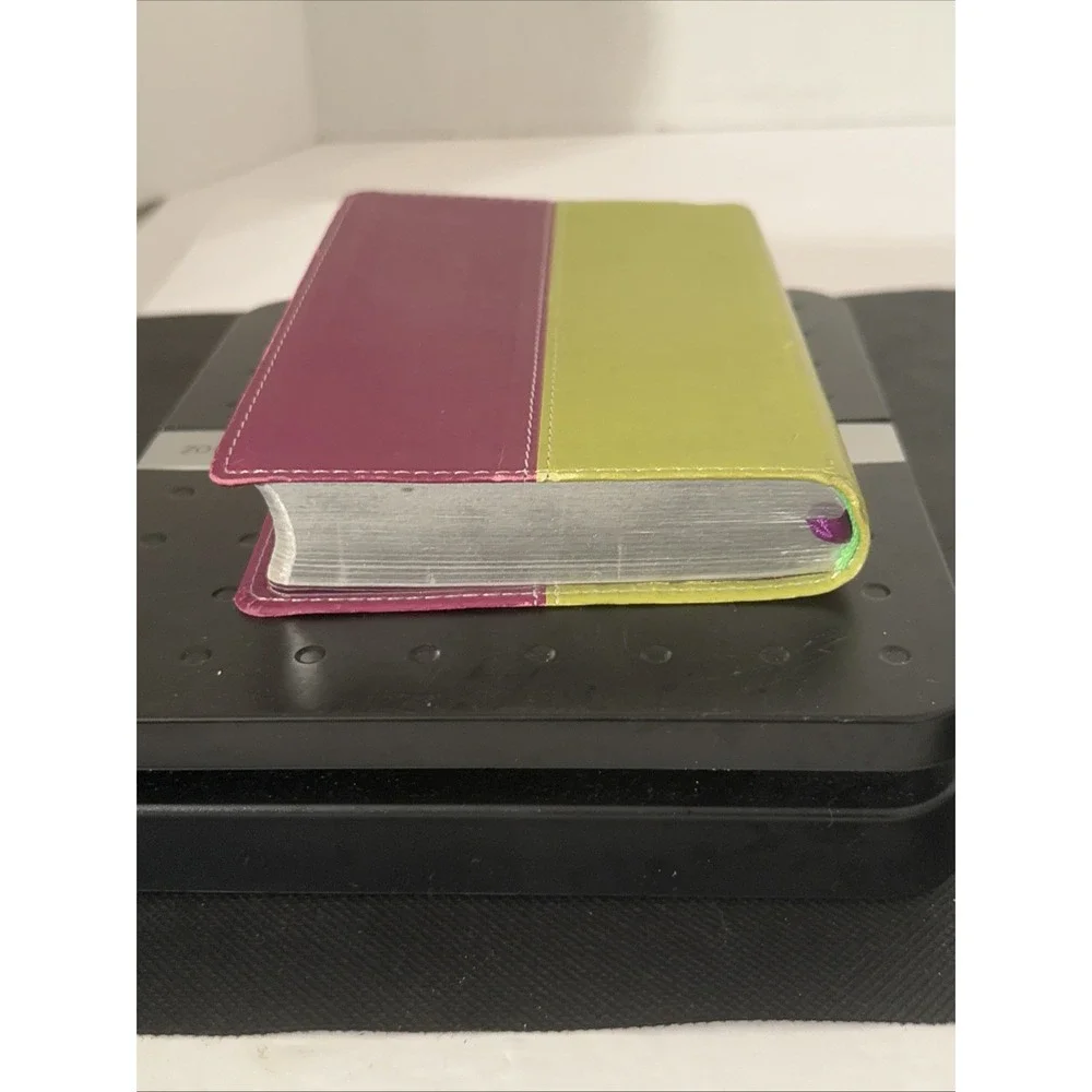 2006 NIV New International Version Holy Bible‎ Lime Green & Maroon-Red Lettering